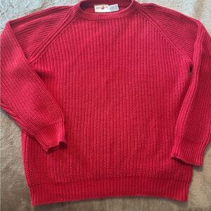 Liz Claiborne Classic Red Crewneck Sweater